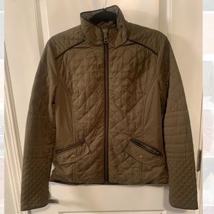 Quilted Army Green Jacket